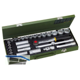 PROXXON Steckschl�ssel-Satz 1/2"vierkant mit Umschaltknarre 29-teilig