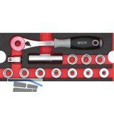 WGB Moflex Modul S Go-Through-Steckschl�sselgarnitur 6370 13-teilig