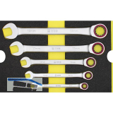 WGB Moflex Modul M Ringmaulschl�ssel mit Ratsche 6190 5-teilig