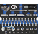 WGB Moflex Modul L Steckschl�ssel-Garnitur 6430 55-teilig