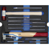 WGB Moflex Modul L Hammer-Mei�el-Durchtreiber-Set 6290 14-teilig