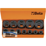 BETA Kraftsteckschl�ssel-Satz 1/2"vierkant DIN3129 10-32 mm 12-teilig