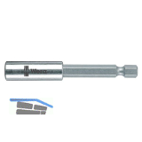 WERA Universal Bithalter 899/4/1 mit Magnet und Sprengring 1/4"sechskant 50 mm