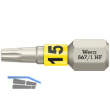 WERA Bit-Einsatz 867/1 HF 1/4" sechskant TX 15/25 mm Torx�