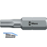 WERA Bit-Einsatz 840/1Z 1/4"sechskant 4.0/25 mm Innensechskant