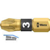 WERA Diamant-Bit-Einsatz 855/1BDC 1/4"sechskant PZ 3/25 mm Pozidriv