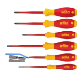 WIHA Schraubendreher Set SoftFinish VDE Phillips/Schlitz/PZ 6-tlg.