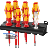 WERA VDE-Schraubendreher-Satz 160I/7+Rack Schlitz/Phillips 7-teilig
