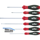 WIHA E-Schraubendreher Set SoftFinisch Schlitz/Phillips 6-teilig