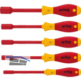 WIHA E-Schraubendreher Set SoftFinisch VDE Au�ensechskant 5-tlg