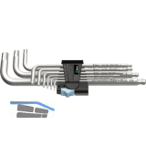 WERA Sechskant Stiftschl�ssel-Satz 3950/9 Hex-Plus Edelstahl Kugelkopf 1.5-10 mm