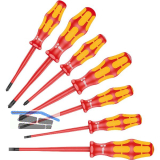 WERA Schraubendreher-Satz Kraftform Plus 160 iSS/7 VDE PH/PZ/Schlitz 7-teilig