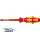 WERA VDE-Schraubendreher 165 iS PZ/S 2/100 mm Pozidriv/Schlitz