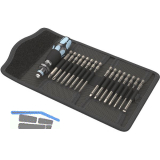 WERA Bit-Satz Kraftform 60 Imperial Edelstahl in Falttasche 17-tlg.