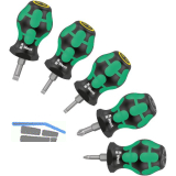 WERA Vergaser Schraubendreher-Satz Stubby 2 Pozidriv/Schlitz