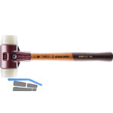 HALDER Schonhammer Temperguss Kopf � 40 mm Nylon wei� Hickory Stiel
