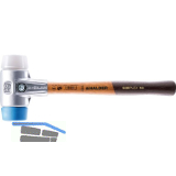 HALDER Schonhammer Alu Kopf � 40 mm TPE-Soft/Superplastik Hickory Stiel