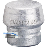 HALDER Schonhammer-Einsatz Kopf � 60 mm Alu