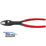 KNIPEX Frontgreifzange TwinGrip 8201, KS-Griff, schwarz, 150 mm