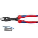 KNIPEX Frontgreifzange TwinGrip 8202, 2K-Griff, schwarz, 150 mm