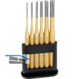 RENNSTEIG Splintentreiber-Satz achtkant DIN 6450 6-teilig in Box