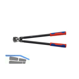 KNIPEX Kabelschere 9512 f�r Kabel 27 mm/150 mm�, 2K-Griff, br�niert, L=500 mm