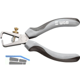 WGB Abisolierzange 0.6-10 mm� mit Feder und Stellschraube 2K-Griff 160 mm