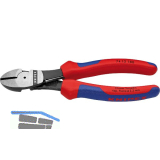 KNIPEX Kraft-Seitenschneider mit Feder DIN 5749 2K-Griff L�nge 180 mm