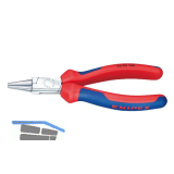 KNIPEX Rundzange DIN 5745 mit kurzen, runden Backen 2K-Griff L�nge 160 mm