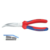 KNIPEX Langschnabelzange DIN 5745 gebogen 2K-Griff L�nge 200 mm