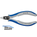 KNIPEX Pr�zisions-Elektronik-Seitenschneider 7932 DIN 9654 spitz Facette L=125mm