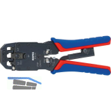 KNIPEX Crimpzange f�r Westernstecker 975112, 4/6/8-polig RJ10/11/12/45, L=200 mm