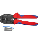 KNIPEX Crimpzange PreciForce� unisolierte, offene Steckverbinder 0,1-2,5 mm�