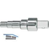 GEDORE Kombi-Stufenschl�ssel 5 Abstufungen f�r Verschraubungen 3/8-1"