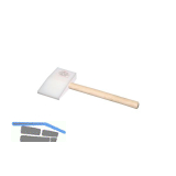 STUBAI Kunststoffhammer keilf�rmig 155 x 85 x 35 mm