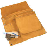 KAUFMANN Doppelfach-Nageltasche aus Rindleder