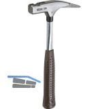 PICARD Lattenhammer mit Stahlrohrstiel 298 Bahn geraut 600g