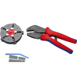 KNIPEX Crimpzange Multicrimp mit 5 Eins�tzen L�nge 250 mm