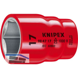 KNIPEX Steckschl�ssel-Einsatz isoliert 9847, 1/2" f�r 6-kant, SW 16 mm