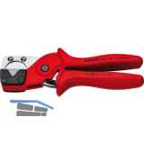 KNIPEX Rohrabschneider f�r Pneumatikschl�uche 9010, 4-20mm, K-Griff, L=185mm