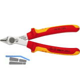 KNIPEX Elektronik-Seitenschneider Super Knips� VDE 7806 DIN9654 Form 0, L=125 mm