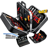 KNIPEX Elektro-Werkzeugkoffer BIG Twin 002142, 63-teilig, ABS-Kunststoff schwarz