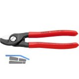 KNIPEX Kabelschere 9511 f�r Kabel 15 mm/50 mm�, KS-Griff, br�niert, L=165 mm