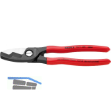 KNIPEX Kabelschere m. Doppelschneide 9511 Kabel 20mm/70mm�, KS-Griff, L=200 mm