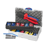 KNIPEX Crimpsortiment Kabelverbinder im Systainer + Crimpzange PreciForce