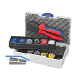 KNIPEX Crimpsortiment Aderendh�lsen im Systainer + Crimpzange PreciForce