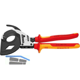 KNIPEX VDE-Kabelschneider 3-Gang Ratschenprinzip L�nge 320mm f�r Kabel � 60 mm