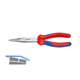 KNIPEX Flachrundzange mit Schneide DIN 5745 gerade L�nge 200 mm