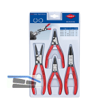 KNIPEX Sicherungsringzangenset 4-teilig