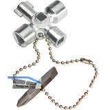 KNIPEX Schaltschrank Schl�ssel kurz 1102, L=44 mm